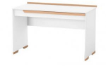Стіл письмовий біло-буковий, фото