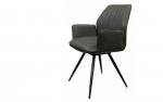 Крісло Гелексі (Galaxy) тканина, вугільно сірий, фото