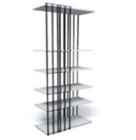 Стеллаж высокий узкий ГЛ118, фото