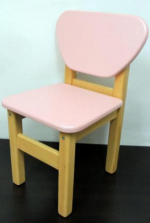 Детский стульчик Верес МДФ розовый, фото