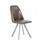 Стул MILANA 4L alu ЭКОКОЖА ECO, фото