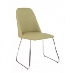 Стул MILANA CFS chrome ЭКОКОЖА ECO, фото