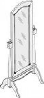 Дзеркало підлогове ПМ 420, фото