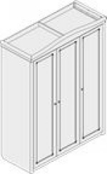 Шафа 3-дверна ПМ 130, фото