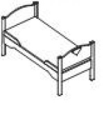 Ліжко дитяче (спальне місце 140 * 70), фото