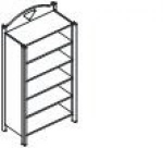 Етажерка широка відкрита, фото