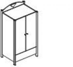 Шафа гардеробна підлітковий з шухлядою (полки, перекладина), фото