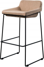 Стілець барний Комфі, тканина (сірий), фото