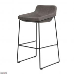 Стілець напівбарний Комфі, тканина (сірий), фото