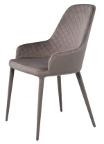 Стілець Елізабет, тканина (теплий сірий), фото