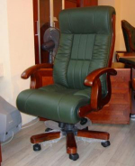 Кресло Мурано палисандр Y-64 (темно-вишневый)/беж 279,зеленый 276, коричневый (кожа), фото