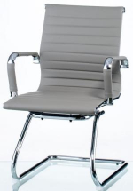 Кресло Солано офис артлезер (Solano office artleather) серое, фото