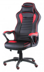 Крісло Неро (Nеro) E4954 чорне-червоне, фото