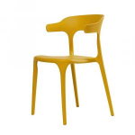 Стілець Лаккі (Lucky) жовтий каррі, фото