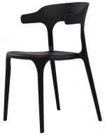 Стілець Лаккі (lucky) чорний, фото