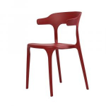 Стілець Лаккі (Lucky) червоний кармін, фото