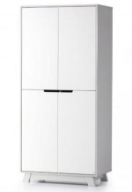 Шкаф Manhattan 850 бело-серый, фото