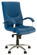 Крісло GERMES steel LB MPD AL68 екошкіра ECO, фото