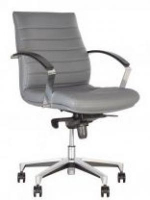 Кресло IRIS steel LB MPD AL70 экокожа Эко, фото