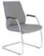 Кресло IRIS steel CF LB chrome экокожа Эко, фото