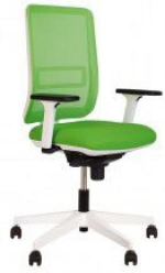 Кресло SMART R NET white ES PL71 ткань ERA CSE, фото