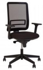 Кресло SMART R NET black ES PL70 ткань ERA CSE, фото