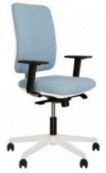 Кресло SMART R white-black ES PL71 ткань ERA CSE, фото