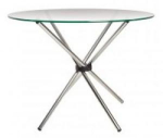 Стол AQUA GL chrome стекло, фото