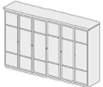 Шафа 6-дверна ФР160, фото