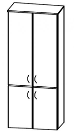Шафа для документів 4 / 235А (ДСП 18 мм), фото