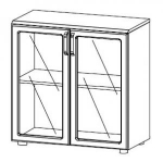 Шкаф для документов / стекло 24/506, фото