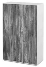 Шафа для одягу 3-хдверна Astrid (сіра), фото