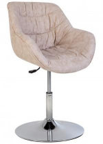 Стілець Венсан (Vensan) 1S chrome тканина Soro, фото