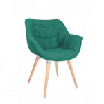 Стілець Венсан (Vensan) WOOD ALU тканина Soro, фото