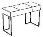 Стол туалетный Life Gold ЛФ320, фото