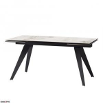 Стол Кин Лайт Эш (KEEN LIGHT ASH), светло-серая керамика, серые ноги, фото