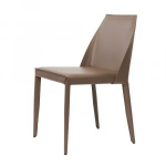 Стул Марко (MARCO) кожа (серо-коричневый), фото