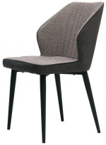 Стул Челси (CHELSEA), ткань-кожзам (серый), фото