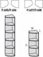 Секция мебельная П605, фото