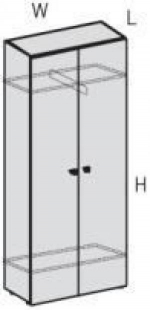 Шкаф для одежды П901, фото