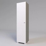 Пенал закрытый Х-01 белый мат_серый, фото