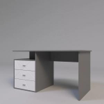 Стол (правый/левый) Х-06 белый мат_серый, фото