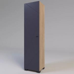 Пенал закритий Х-01 графіт_дуб славонія, фото