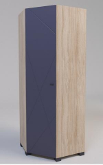 Шафа кутова Х-23 графіт_дуб славонія, фото