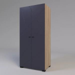 Шафа Х-02 графіт_дуб славонія, фото