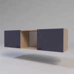 Полиця Х-15 графіт_дуб славонія, фото