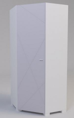 Шкаф угловой Х-22 розовый_белый, фото