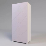 Шкаф Х-02 розовый_белый, фото