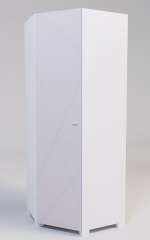 Шкаф угловой Х-23 розовый_белый, фото