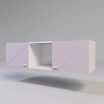 Полка Х-15 розовый_белый, фото